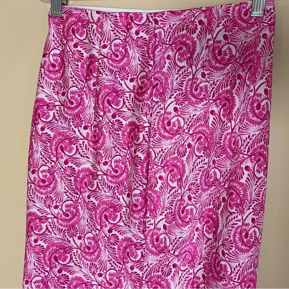 J. Crew Midi Flare Slip Skirt XXS Romantic Silky Satin Paisley Going out Party